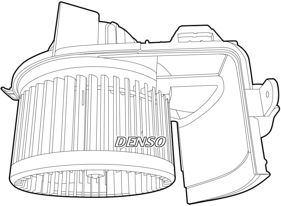 Denso Cabin Blower Fan DEA23004